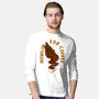 Howling For Coffee-Mens-Long Sleeved-Tee-spoilerinc