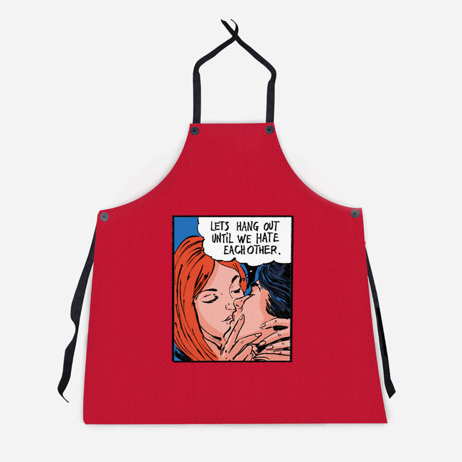 Let's Hang Out-Unisex-Kitchen-Apron-kharmazero