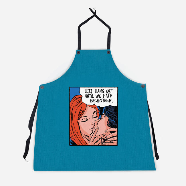 Let's Hang Out-Unisex-Kitchen-Apron-kharmazero