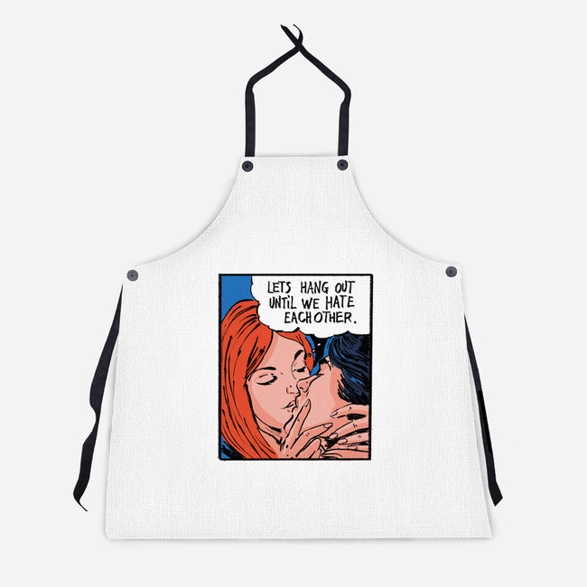 Let's Hang Out-Unisex-Kitchen-Apron-kharmazero