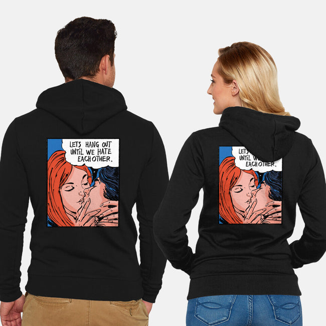 Let's Hang Out-Unisex-Zip-Up-Sweatshirt-kharmazero