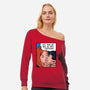 Let's Hang Out-Womens-Off Shoulder-Sweatshirt-kharmazero