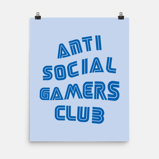 Antisocial Gamer-None-Matte-Poster-Rogelio