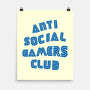 Antisocial Gamer-None-Matte-Poster-Rogelio