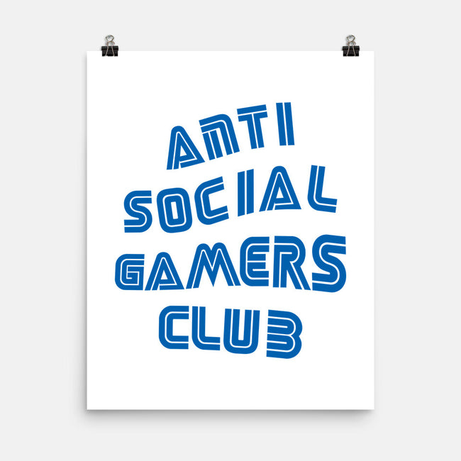 Antisocial Gamer-None-Matte-Poster-Rogelio