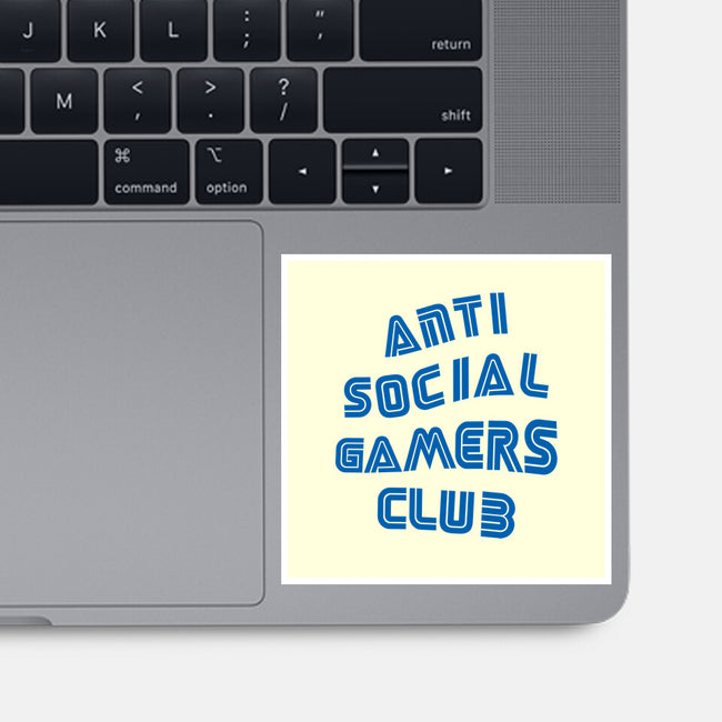 Antisocial Gamer-None-Glossy-Sticker-Rogelio