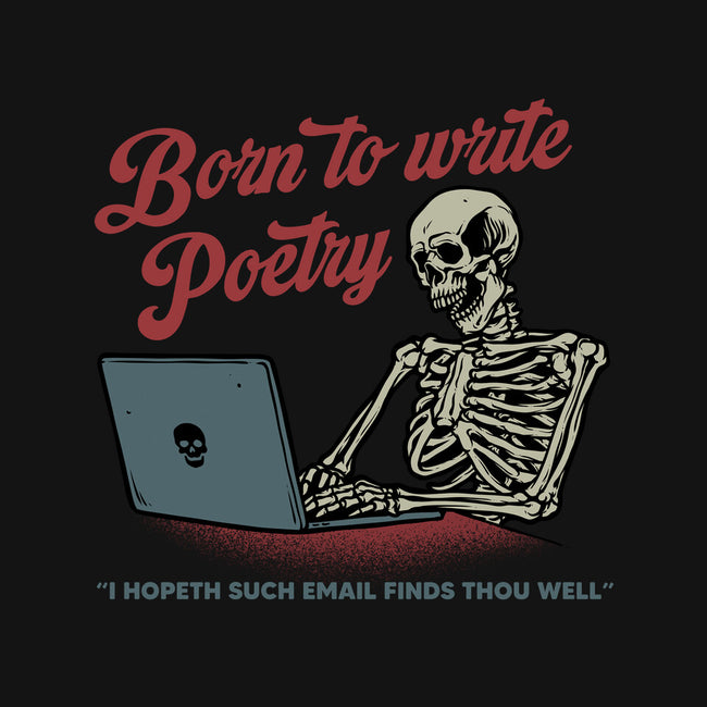 Born To Write Poetry-Unisex-Basic-Tank-gorillafamstudio