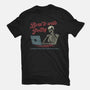 Born To Write Poetry-Womens-Fitted-Tee-gorillafamstudio