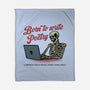 Born To Write Poetry-None-Fleece-Blanket-gorillafamstudio