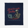 Born To Write Poetry-None-Fleece-Blanket-gorillafamstudio