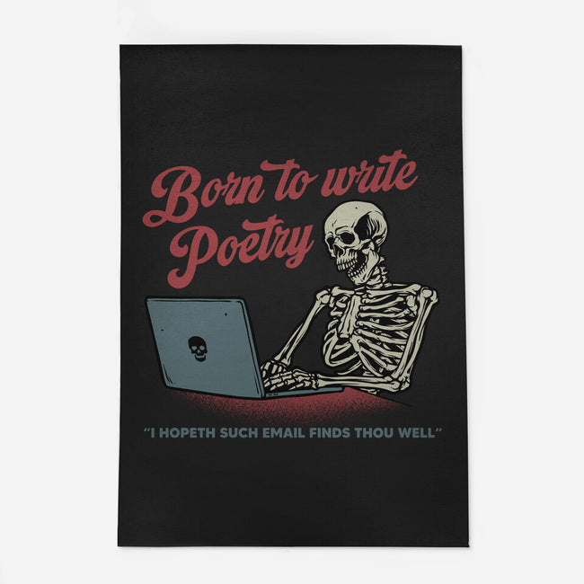 Born To Write Poetry-None-Indoor-Rug-gorillafamstudio