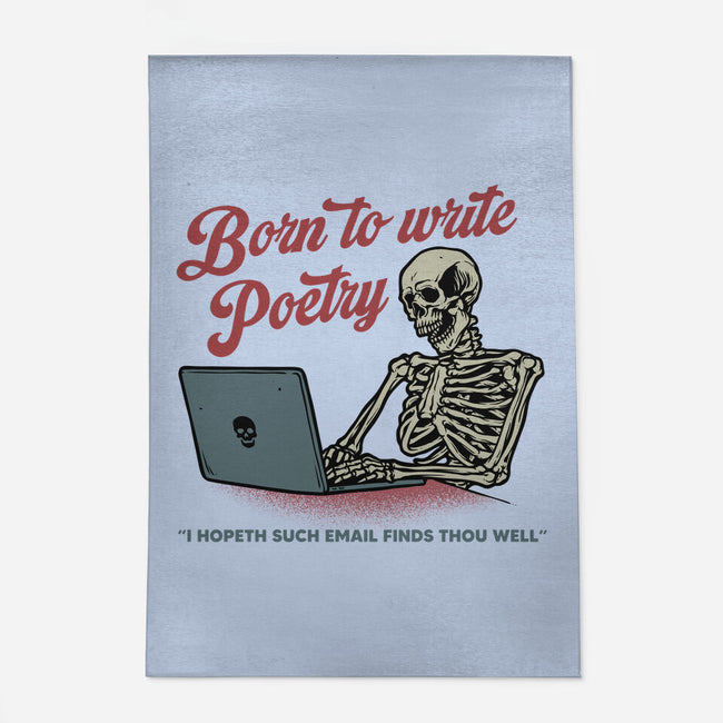 Born To Write Poetry-None-Indoor-Rug-gorillafamstudio