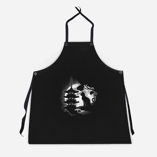 Moonlight Neko-Unisex-Kitchen-Apron-fanfreak1