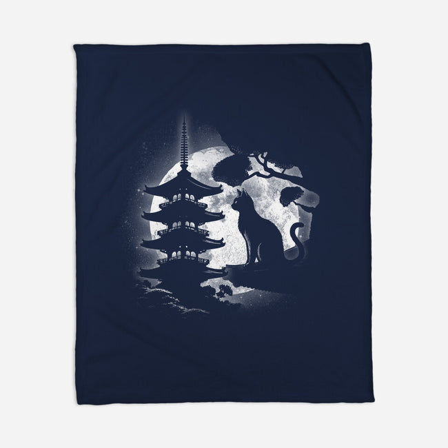 Moonlight Neko-None-Fleece-Blanket-fanfreak1