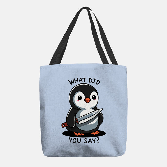 What Did You Say-None-Basic Tote-Bag-fanfreak1