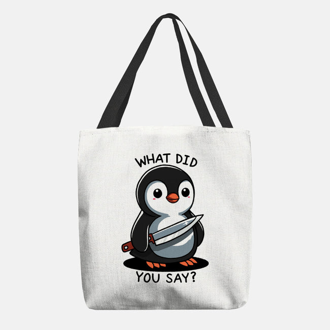 What Did You Say-None-Basic Tote-Bag-fanfreak1