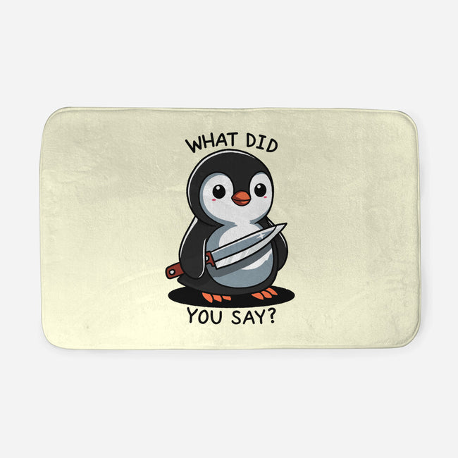 What Did You Say-None-Memory Foam-Bath Mat-fanfreak1