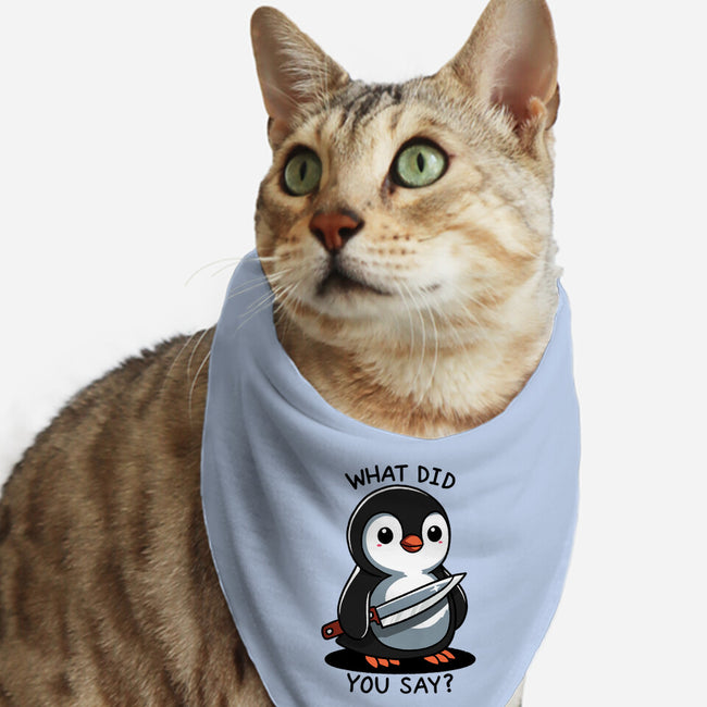 What Did You Say-Cat-Bandana-Pet Collar-fanfreak1