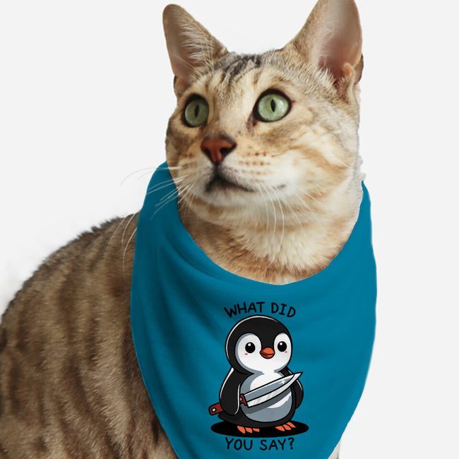 What Did You Say-Cat-Bandana-Pet Collar-fanfreak1