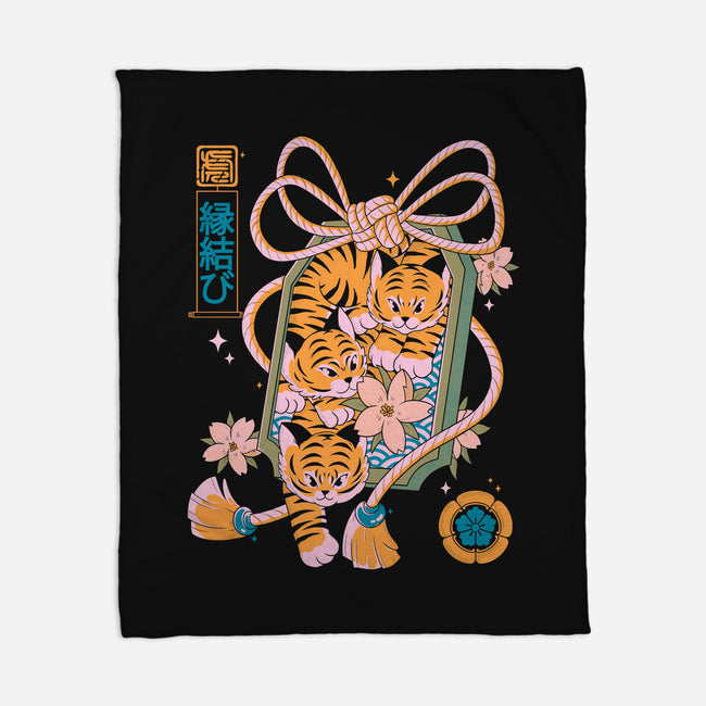 Omamori Tigers-None-Fleece-Blanket-Eoli Studio