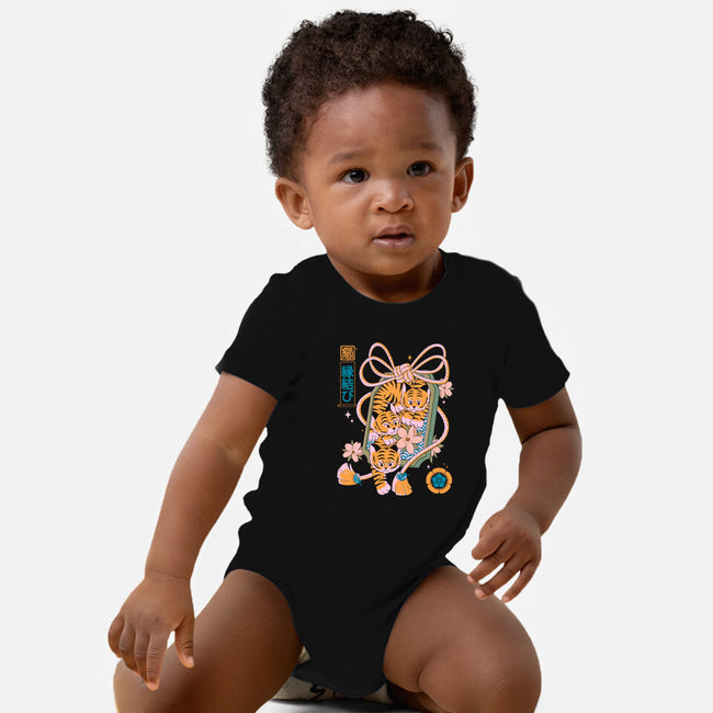 Omamori Tigers-Baby-Basic-Onesie-Eoli Studio