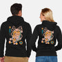 Omamori Tigers-Unisex-Zip-Up-Sweatshirt-Eoli Studio