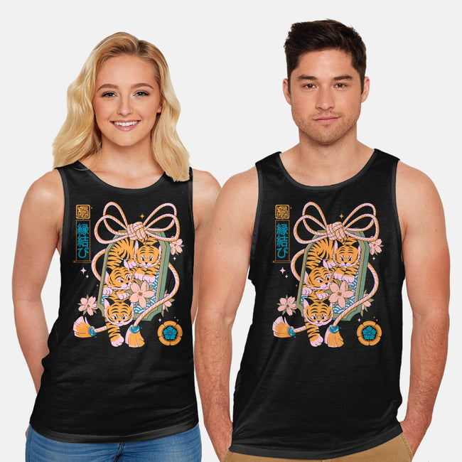 Omamori Tigers-Unisex-Basic-Tank-Eoli Studio