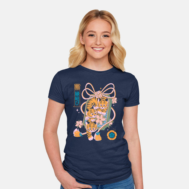 Omamori Tigers-Womens-Fitted-Tee-Eoli Studio