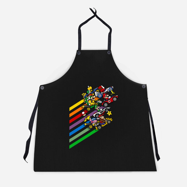 Karting Chaos-Unisex-Kitchen-Apron-drbutler