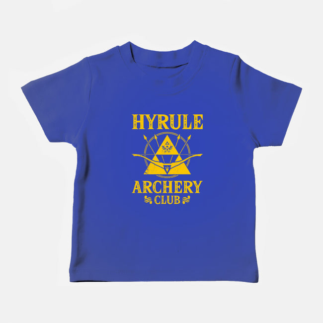 Hyrule Archery Club-Baby-Basic-Tee-drbutler