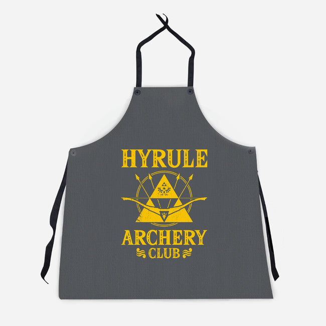 Hyrule Archery Club-Unisex-Kitchen-Apron-drbutler