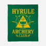 Hyrule Archery Club-None-Fleece-Blanket-drbutler