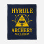 Hyrule Archery Club-None-Fleece-Blanket-drbutler