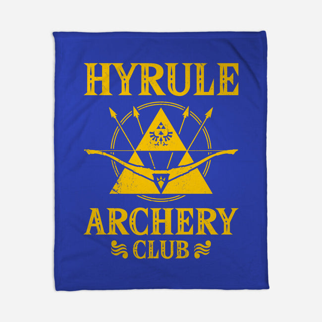 Hyrule Archery Club-None-Fleece-Blanket-drbutler