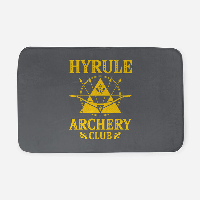 Hyrule Archery Club-None-Memory Foam-Bath Mat-drbutler