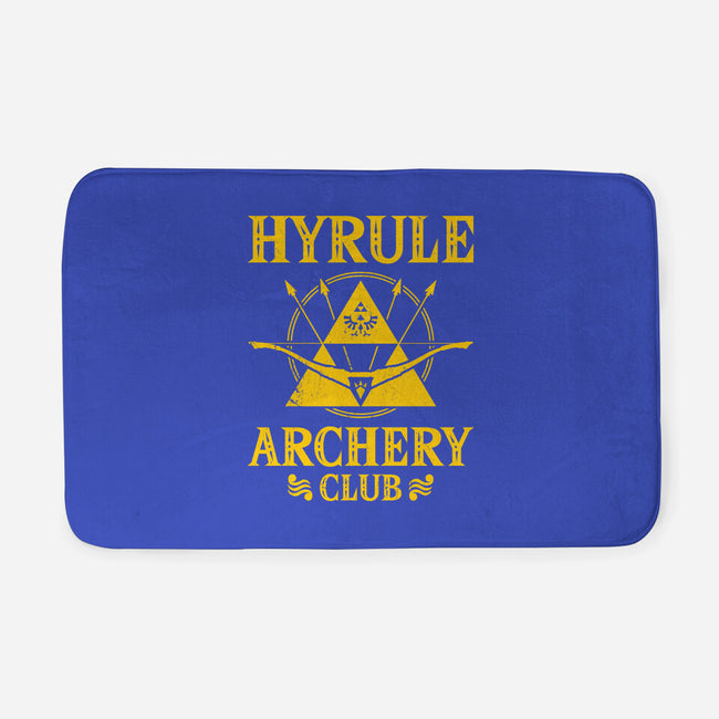 Hyrule Archery Club-None-Memory Foam-Bath Mat-drbutler