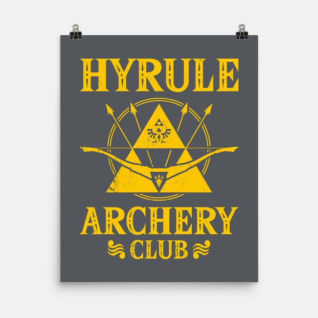 Hyrule Archery Club-None-Matte-Poster-drbutler