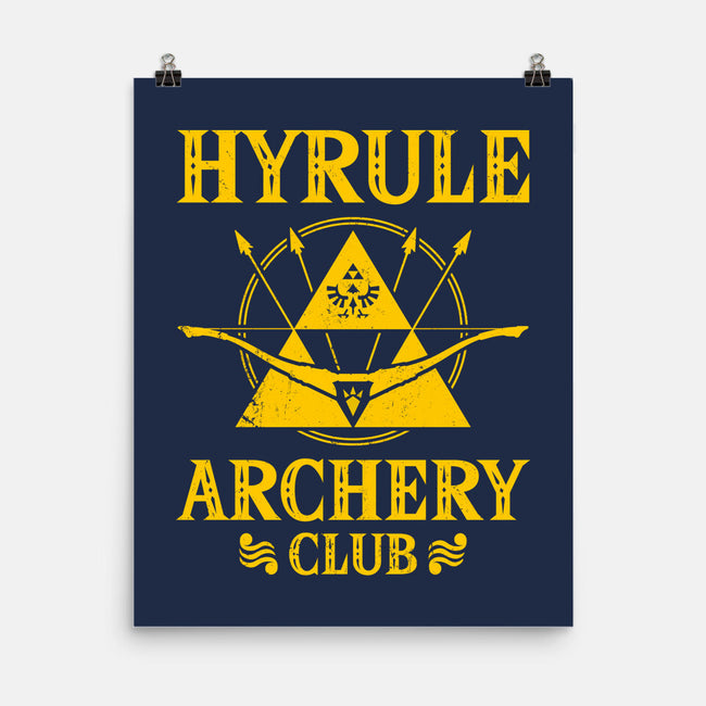 Hyrule Archery Club-None-Matte-Poster-drbutler