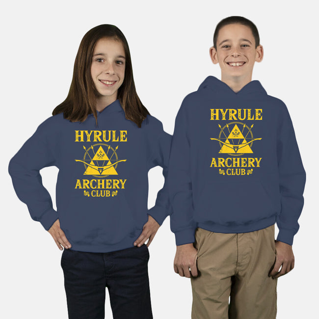 Hyrule Archery Club-Youth-Pullover-Sweatshirt-drbutler