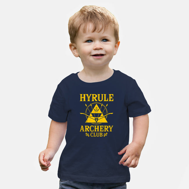 Hyrule Archery Club-Baby-Basic-Tee-drbutler