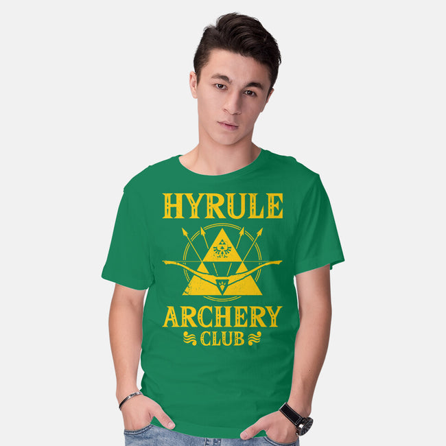 Hyrule Archery Club-Mens-Basic-Tee-drbutler