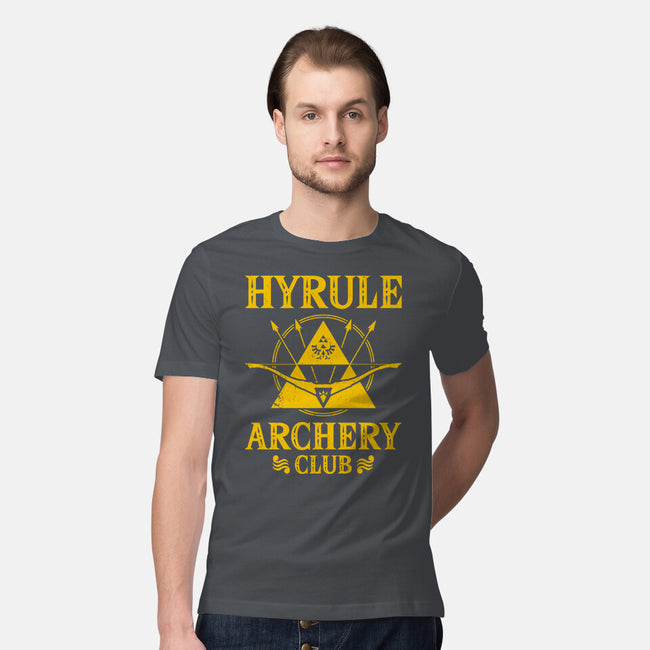 Hyrule Archery Club-Mens-Premium-Tee-drbutler