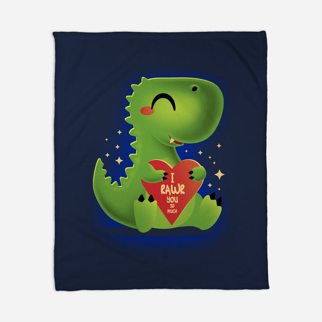 I Rawr You So Much-None-Fleece-Blanket-erion_designs