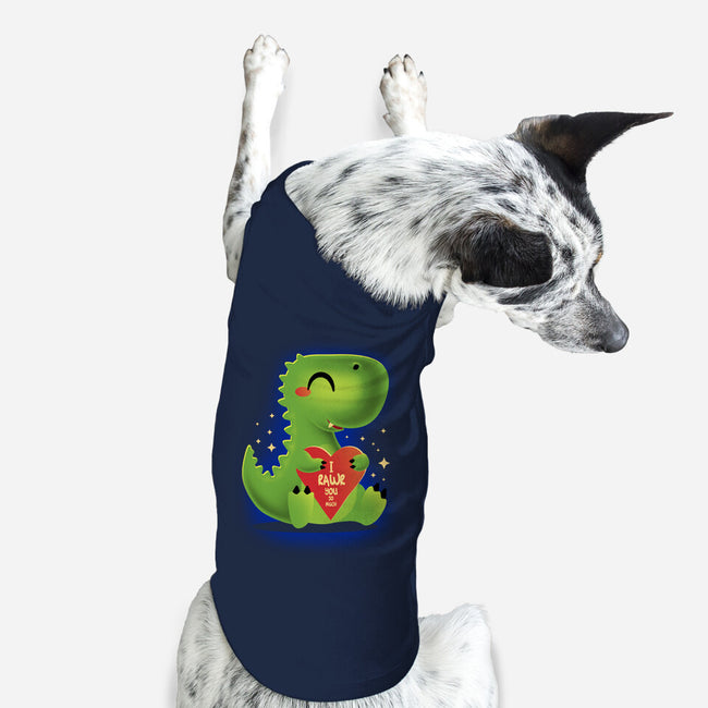 I Rawr You So Much-Dog-Basic-Pet Tank-erion_designs