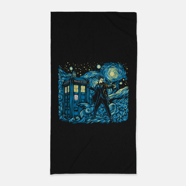 Tenth Doctor Dreams Of Time And Space-None-Beach-Towel-DrMonekers