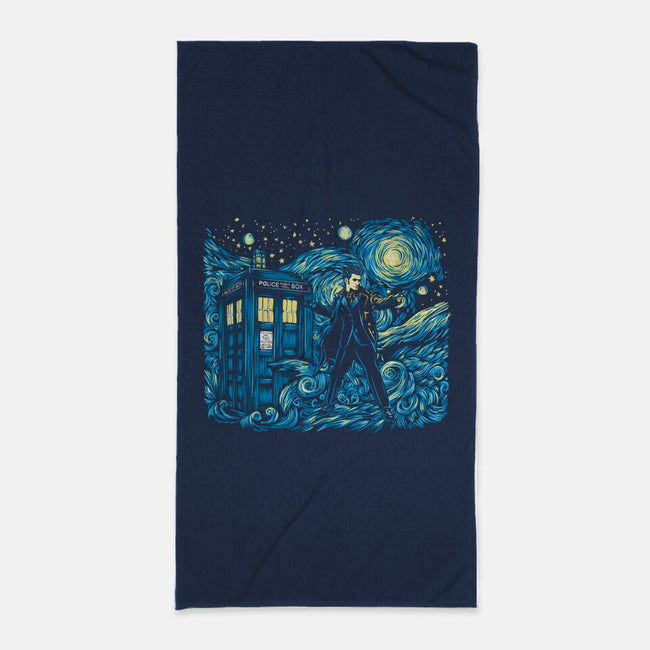 Tenth Doctor Dreams Of Time And Space-None-Beach-Towel-DrMonekers