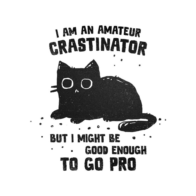 Amateur Crastinator-None-Glossy-Sticker-kg07