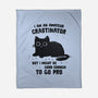 Amateur Crastinator-None-Fleece-Blanket-kg07