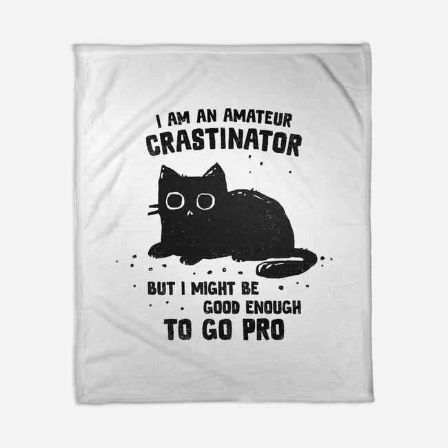 Amateur Crastinator-None-Fleece-Blanket-kg07