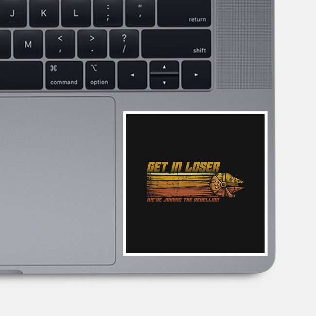 We're Joining The Rebellion-None-Glossy-Sticker-kg07